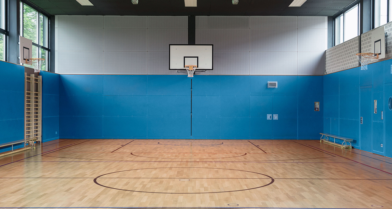 A school gym.